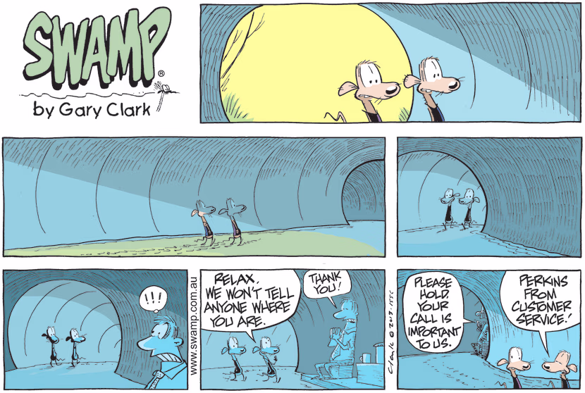 Swamp Cartoon - Perkins from Customer ServiceOctober 16, 2022